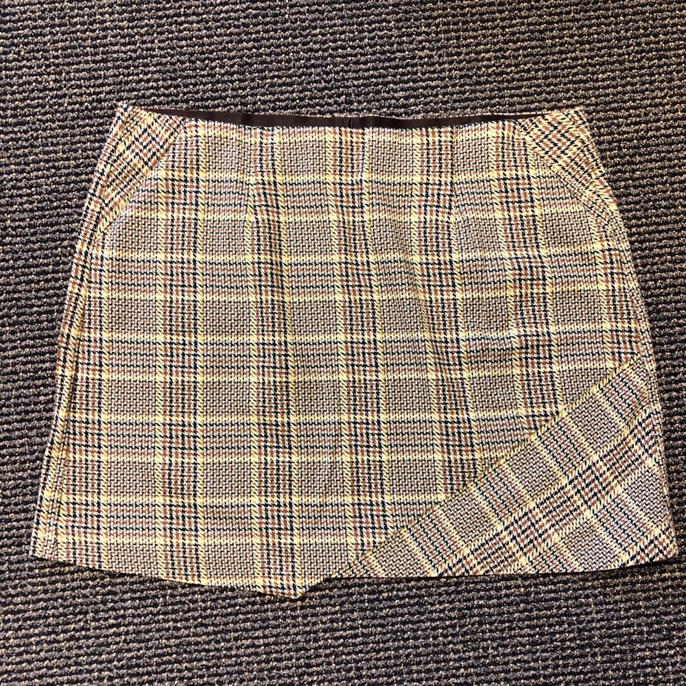 Cabi fall 2018 PASTIME skirt houndstooth XL